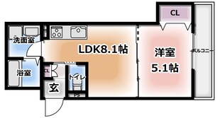 ラモーナ萱島東Ⅱの物件間取画像